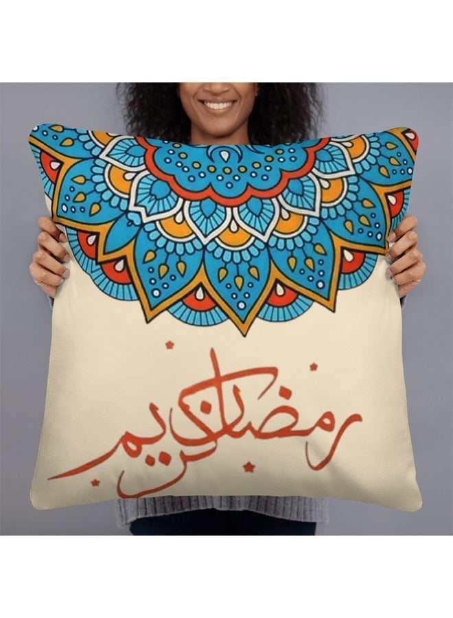 snooze Ramadan cushion cover -Ramadan oriental design, 45*45 cm, pack of one - Image 4